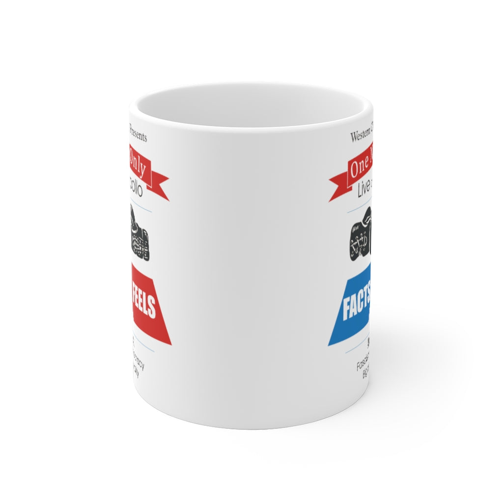 Facts vs Feels Ceramic Mug (EU)