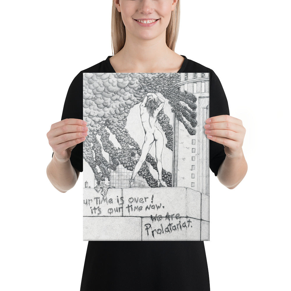 "proletariat' Canvas